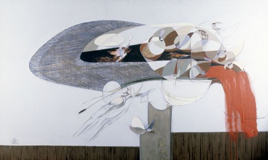 Reproduction of "Flower Bud" painting