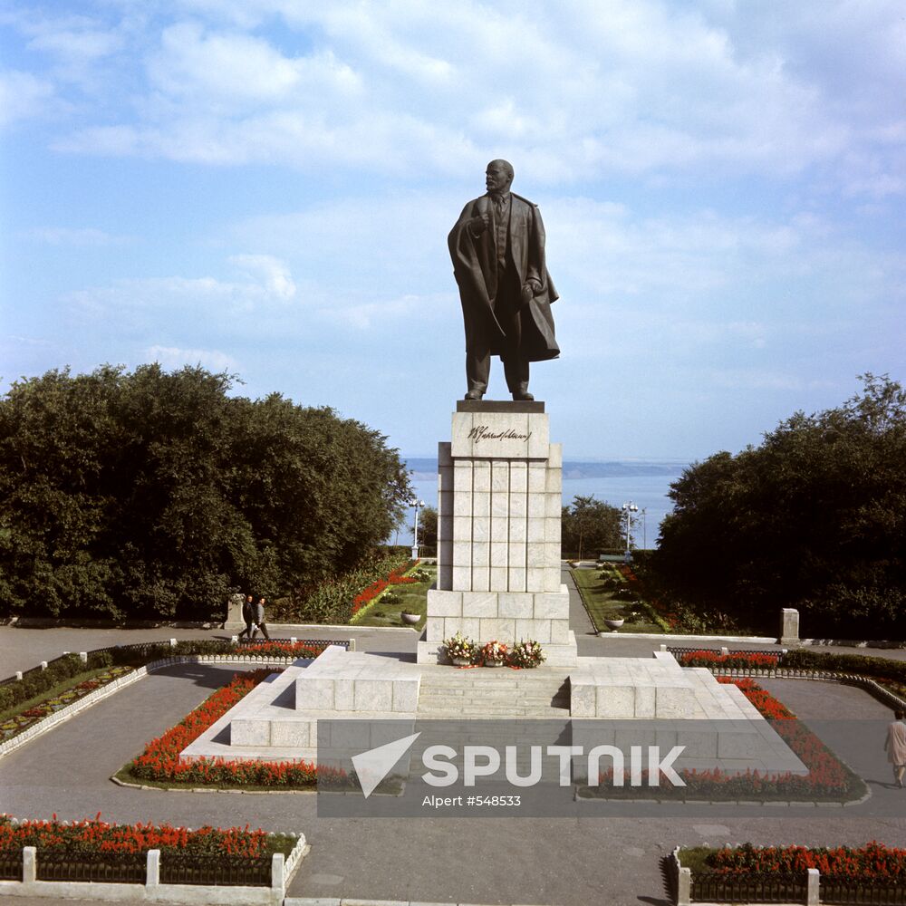 Monument to Vladimir Lenin in Ulyanovsk