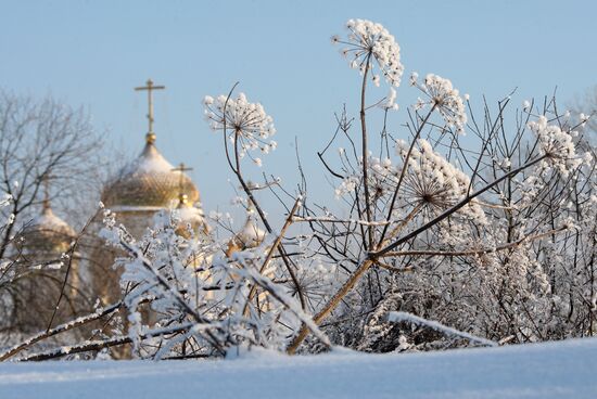 Nativity Church of Luzhetsky St Pherapontius Monastery in Mozhai