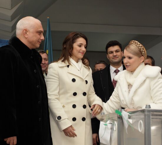 Yulia Tymoshenko and her family