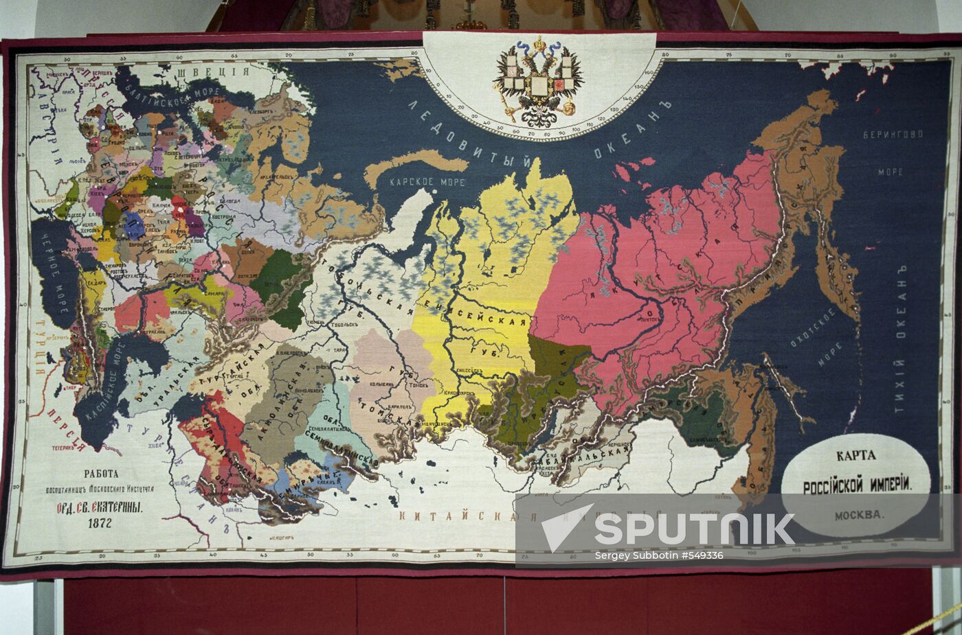 Map of Russian Empire