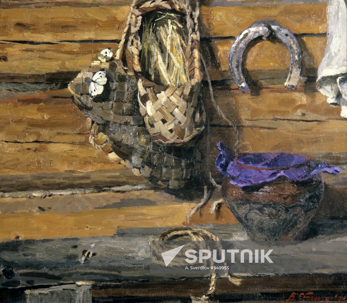"Still Life with a Horseshoe"