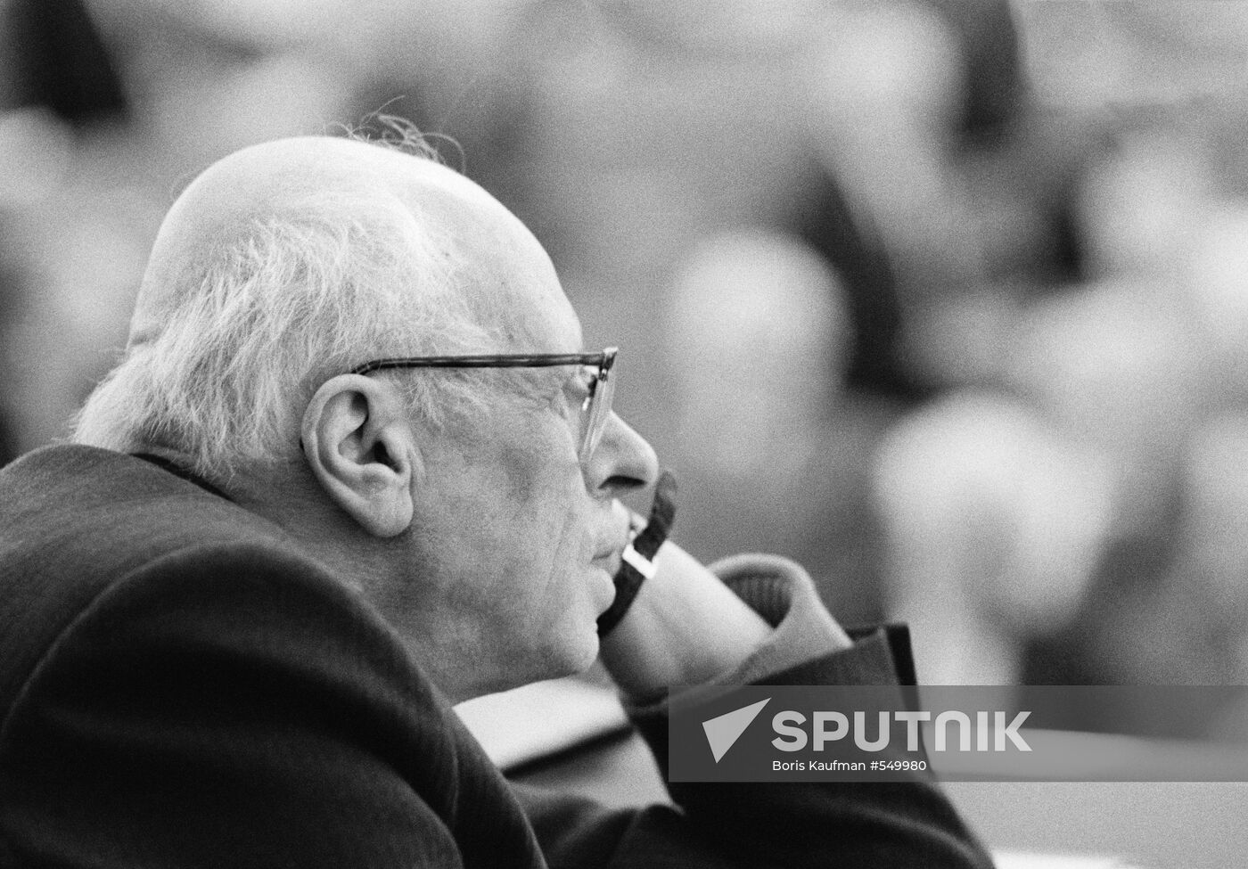 Dissident human rights activist Andrei Sakharov