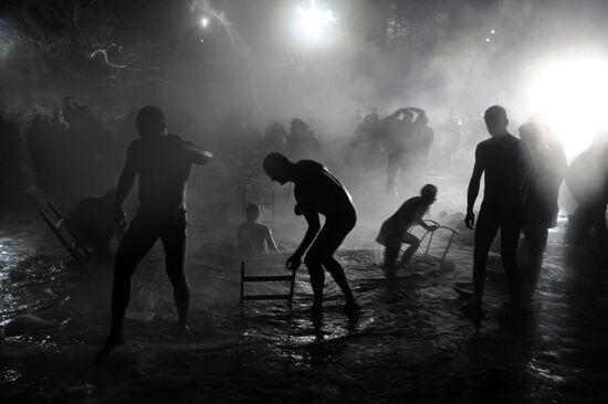 Epiphany bathing in Moscow Region