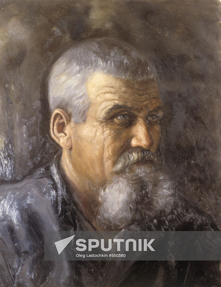 Reproduction of painting "Kuban Cossack" by Nikolai Miller