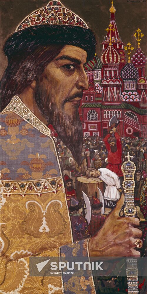 Reproduction of "Ivan the Terrible" painting