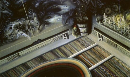 Reproduction of "Green Hobgoblin" painting by Nikolai Sazhin