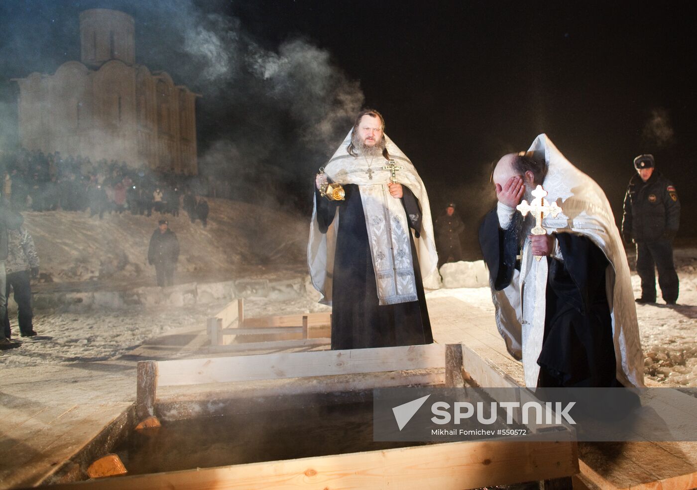 Epiphany bathing in Vladimir Region