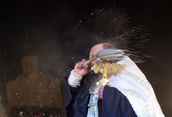 Epiphany bathing in Vladimir Region
