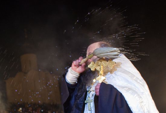 Epiphany bathing in Vladimir Region