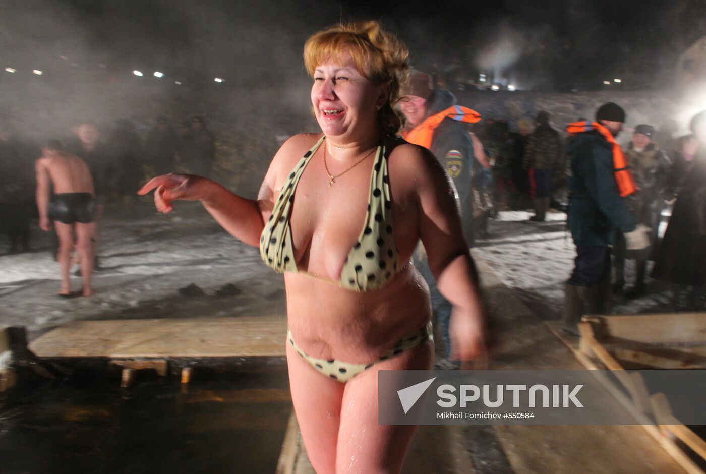 Epiphany bathing in Vladimir Region