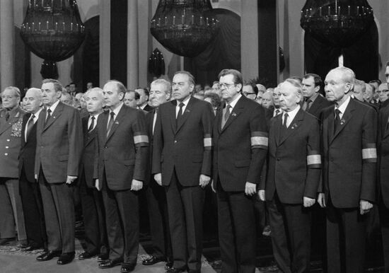 Konstantin Chernenko lying-in-state