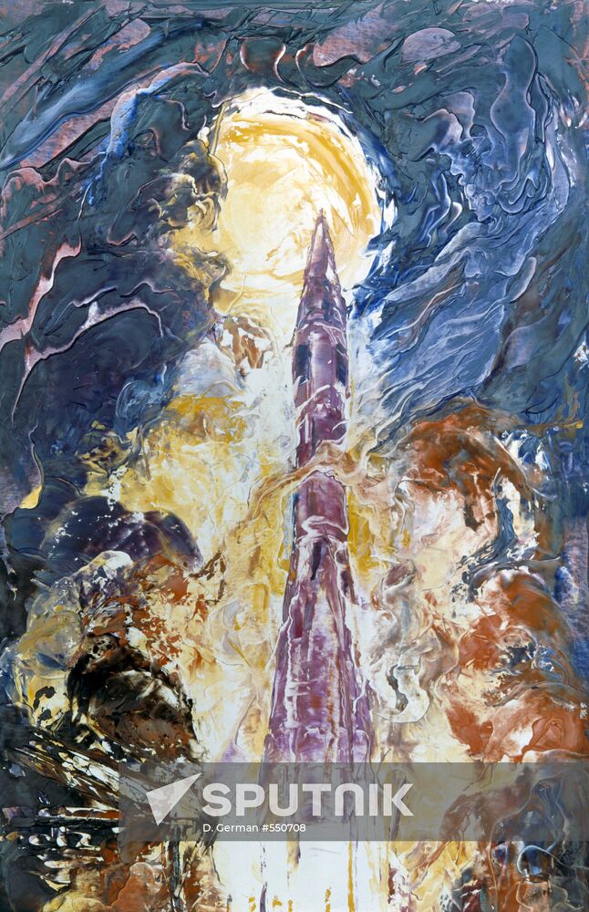 Reproduction of "Call of Universe" by Vladimir Dzhanibekov