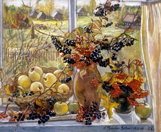 Reproduction of "Gift of Nature" by S. Popova-Voznesenskaya