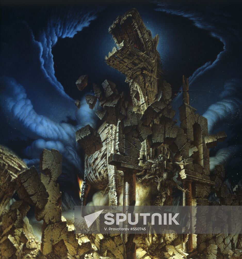 Reproduction of "Trojan Horse" by V. Provotorov