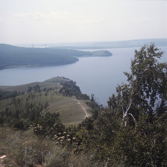 Zhiguli Mountains landscape