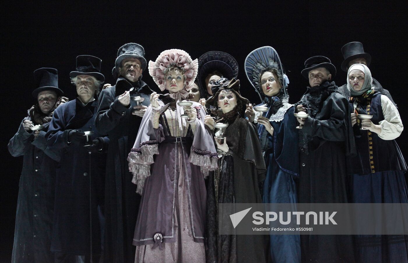 Pre-premiere run of Masquerade at Vakhtangov Theater