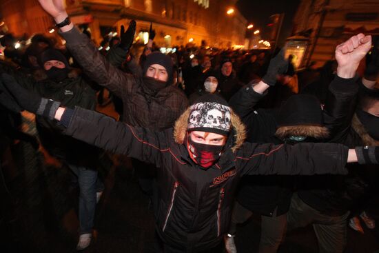 Rally in memory of Stanislav Markelov, Anastasia Baburova