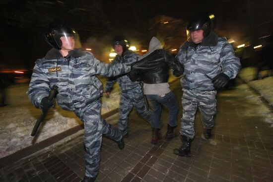 Rally in memory of Stanislav Markelov, Anastasia Baburova