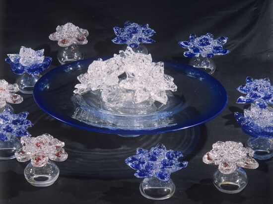 Decorative set "Blue Altai"