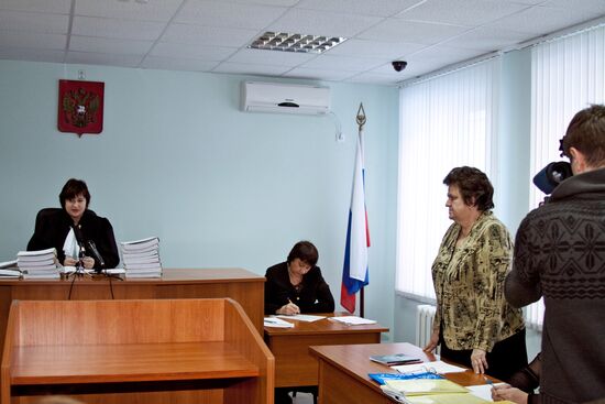 Nina Ikhneva's case in court