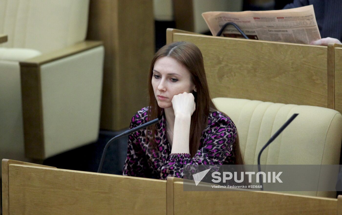 Plenary meeting. State Duma. January 20, 2010.