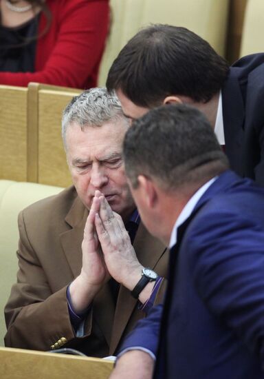Plenary meeting. State Duma. January 20, 2010