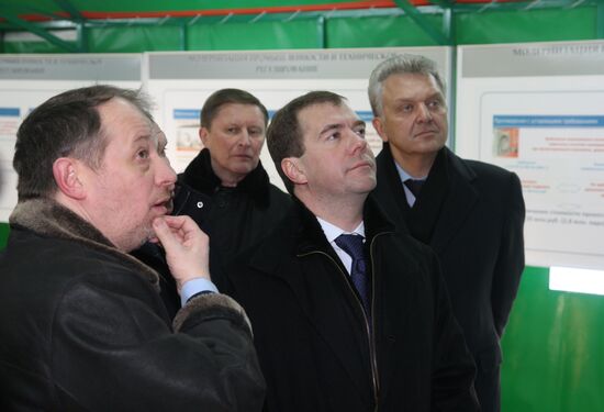Dmitry Medvedev visits Russia's Central Federal District