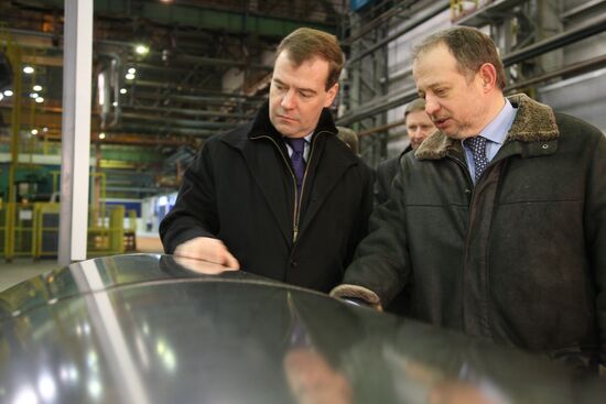 Dmitry Medvedev visits Russia's Central Federal District