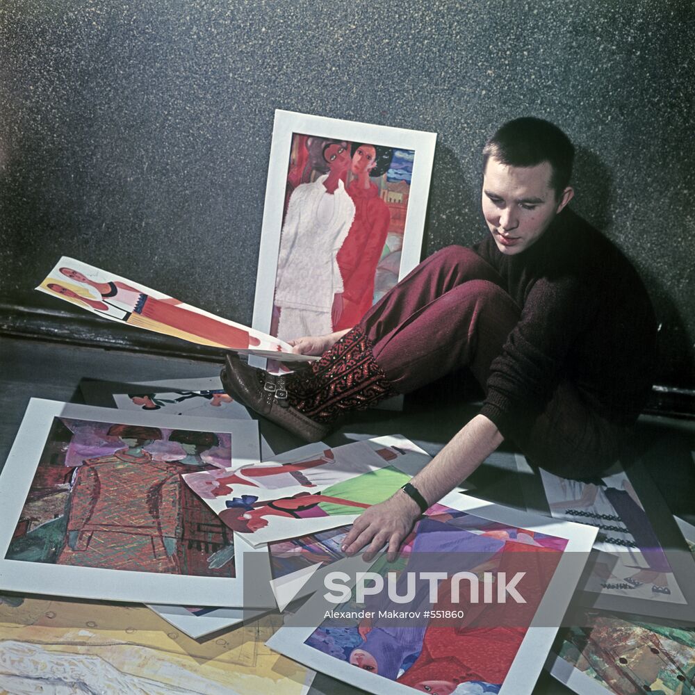 Russian couturier Slava Zaitsev