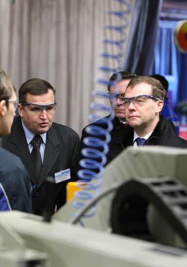 Dmitry Medvedev visits Russia's Central Federal District