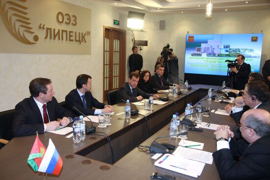 Dmitry Medvedev visits Russia's Central Federal District