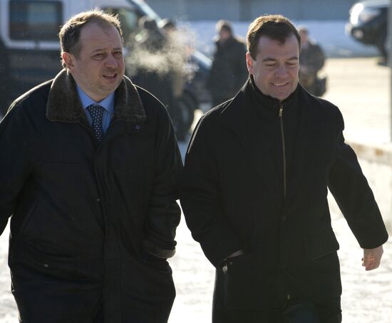 Dmitry Medvedev visits Russia's Central Federal District