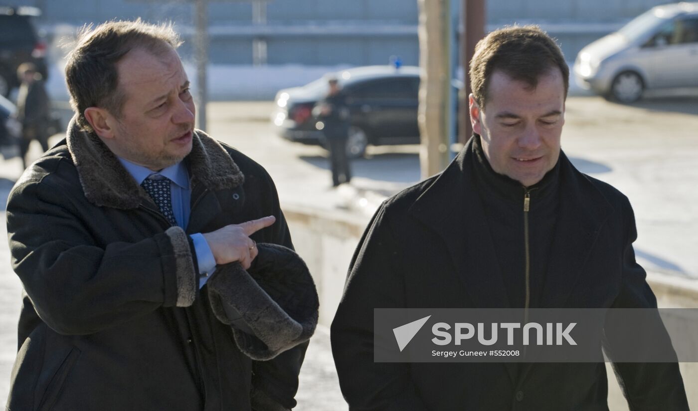 Dmitry Medvedev visits Russia's Central Federal District