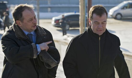 Dmitry Medvedev visits Russia's Central Federal District