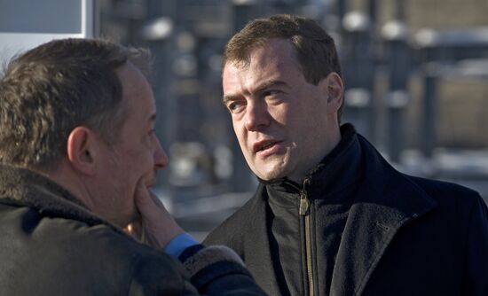 Dmitry Medvedev visits Russia's Central Federal District
