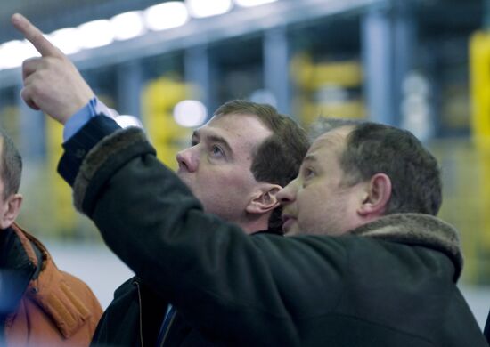 Dmitry Medvedev visits Russia's Central Federal District