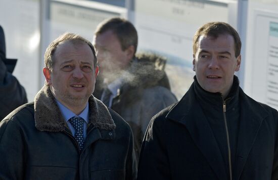Dmitry Medvedev visits Russia's Central Federal District
