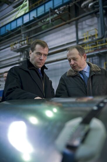 Dmitry Medvedev visits Russia's Central Federal District