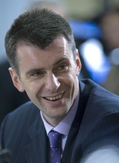 Onexim Group CEO Mikhail Prokhorov