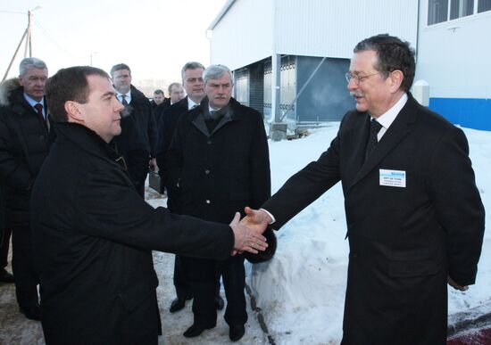 Dmitry Medvedev visits Russia's Central Federal District