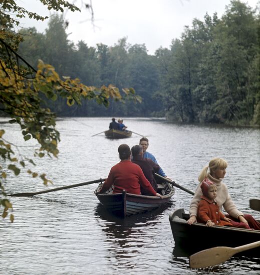 Boats. Lake. Leisure