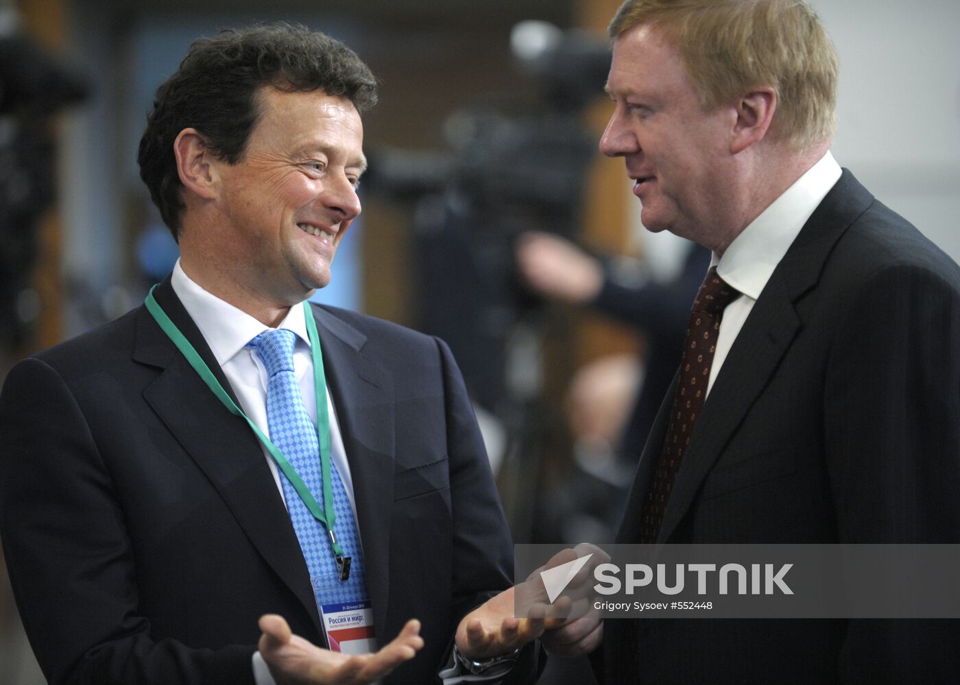 Tony Hayward and Anatoly Chubais