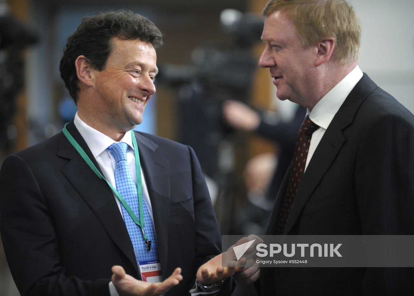 Tony Hayward and Anatoly Chubais