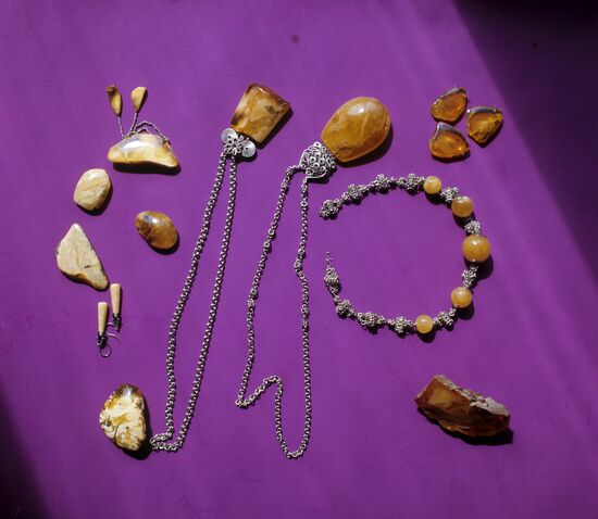Amber jewelry