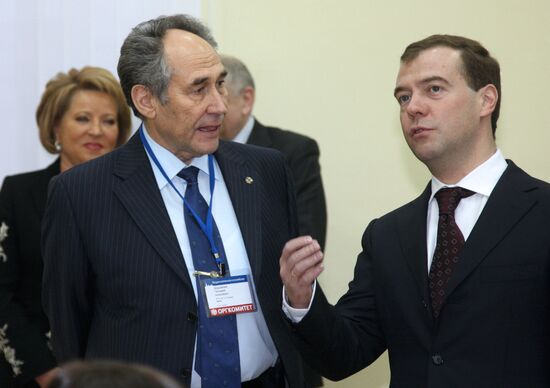 Dmitry Medvedev visits Herzen University in St.Petersburg