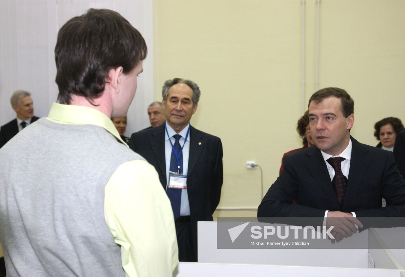 Dmitry Medvedev visits Herzen University in St.Petersburg
