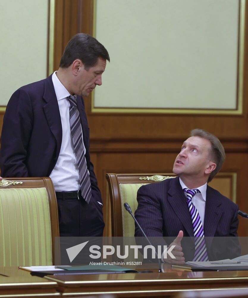 Alexander Zhukov and Igor Shuvalov
