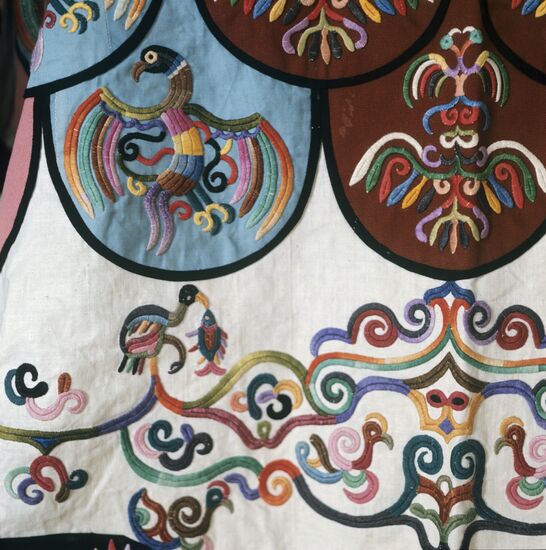 Fragment of women's festival dress