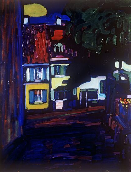 "Houses in Murnau on Obermarkt"